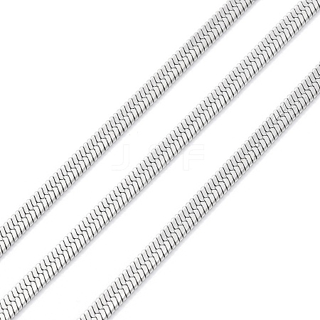 304 Stainless Steel Snake Chains CHS-M009-05P-02-1