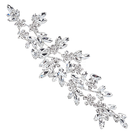 1Pc Rhinestone Cloth Patches AJEW-FG0004-59B-1