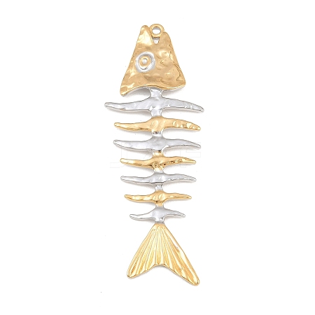 304 Stainless Steel Big Pendants SA-CBA8E58-10B-GP-1