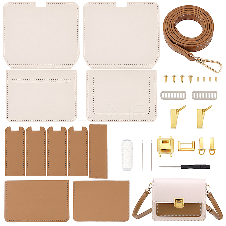 DIY PU Imitation Leather Crossbody Bag Making Kits DIY-WH0308-256B-1