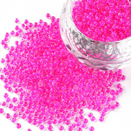 11/0 Grade A Transparent Glass Seed Beads X-SEED-N001-D-207-1