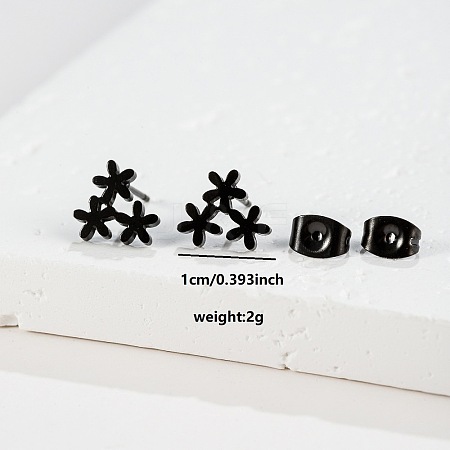 201 Stainless Steel Stud Earrings FS-WGB18B1-24-1
