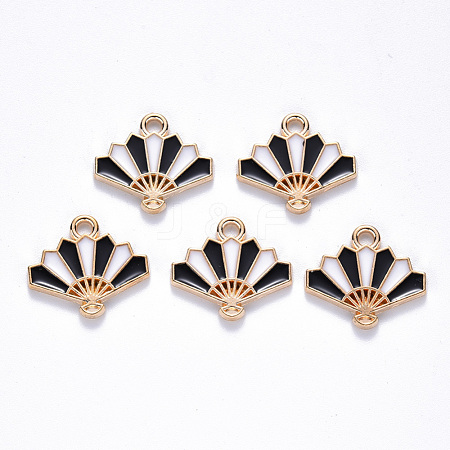 Chinese Style Alloy Enamel Pendants ENAM-N054-026C-1