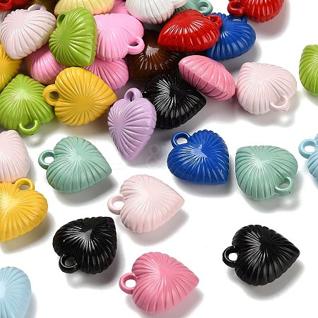 Baking Paint Acrylic Pendants OACR-H059-01A-1