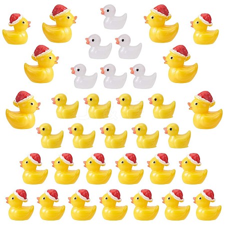 40 Pcs 4 Style Luminous Mini Ducks JX342A-1