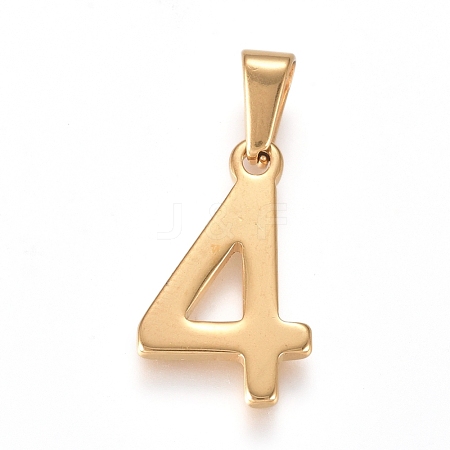 304 Stainless Steel Pendants STAS-L210-05J-G-1