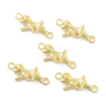 Alloy Puppy Connector Charms FIND-G085-13G-1