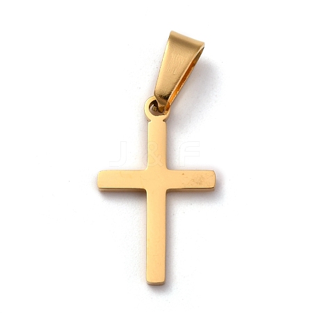 304 Stainless Steel Pendants STAS-P253-09G-1
