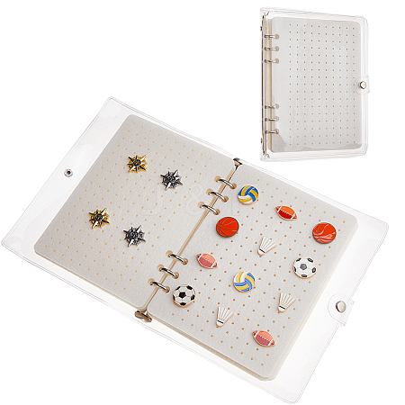 Felt Brooches Collection Binder Book AJEW-FH0007-29A-1
