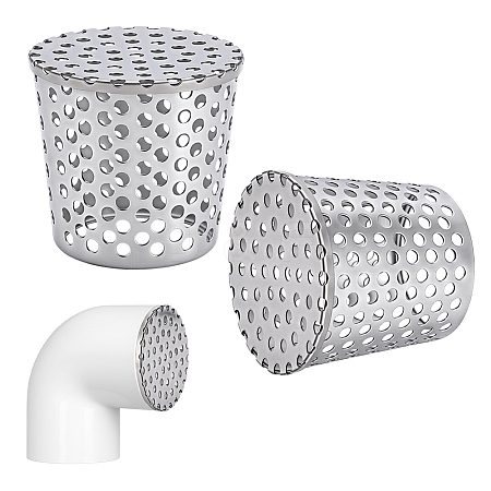 304 Stainless Steel Anti Rats Drain Outlet Filter STAS-WH0051-025B-P-1