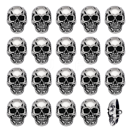 20Pcs Alloy Buttons BUTT-AR0001-39B-1