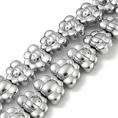 Electroplated Synthetic Non-magnetic Hematite Beads Strands G-Z032-D02-05F-1