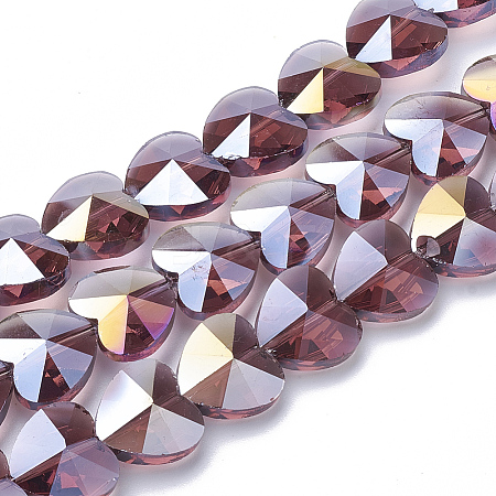 Electroplate Glass Beads LS-EGLA-Q091-10mm-A04-1