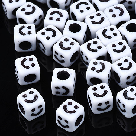Opaque Acrylic Beads SACR-S273-43-1