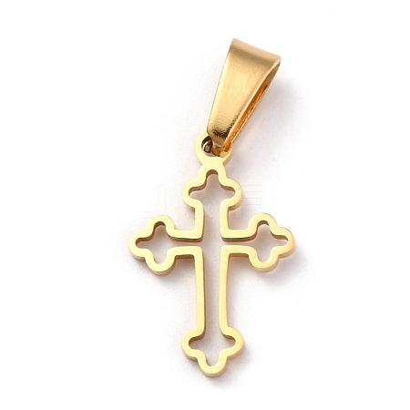 304 Stainless Steel Pendants STAS-P253-03G-1
