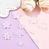 100Pcs 5 Styles Transparent Acrylic Bead Caps OACR-YW0004-59-4