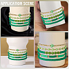 Polymer Clay & Crystal Beads Cup Chain AJEW-WH20072-36A-4