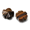 Natural Tiger Eye Carved Clover Display Decorration GG-CBA6D08-D12-2