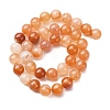 Natural Red Agate Beads Strands G-R015-B02-10mm-3