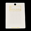 Gold Stamping Cardboard Hair Clip Display Cards CDIS-M005-15-1