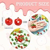 40Pcs 2 Colors Handmade Porcelain Beads PORC-CJ0001-51-2