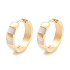 Ion Plating(IP) 304 Stainless Steel Hoop Earrings EJEW-C096-28B-G-1