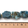 Raw Rough Natural Apatite Beads Strands G-Z087-B12-5