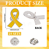 25Pcs Alloy Enamel Brooches JEWB-CP0001-36C-2
