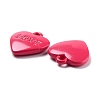 Heart Alloy Spray Painted Charms LS-PALLOY-B005-01I-2