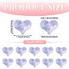 30Pcs Transparent Glass Beads GLAA-TADJ0001-02D-3