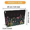 Double Sided Printed Polyester Makeup Zipper Bags AJEW-WH0607-010-2