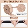 4M 2 Colors Polyester Non-Slip Silicone Gripper Band OCOR-BC0007-31-4