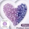 120Pcs Opaque UV Reactive Beads RESI-PA0001-35B-2