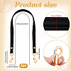 1Pc Cowhide Bag Handles with Alloy Clasps FIND-PH0028-16B-2