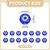 Handmade Evil Eye Lampwork Beads LAMP-ME0001-16A-2