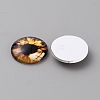 Glass Cabochons GLAA-WH0033-75H-07-2