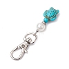 Synthetic Howlite & Turquoise Pendant Decorations KEYC-JM02381-5