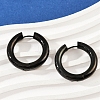 202 Stainless Steel Polishing Hoop Earrings EJEW-M106-02EB-07-3