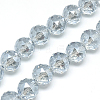 Electroplate Glass Bead Strands X1-EGLA-S137-16mm-07-1