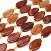 Natural Banded Agate Beads Strands G-F825-H01-03A-2