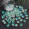 80Pcs Octagon Sew on Glass Rhinestone GLAA-SP0001-82B-01-6