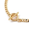 Brass Curb Chain Bracelets & Necklaces Jewelry Sets SJEW-JS01111-9