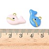 304 Stainless Steel Enamel Pendants STAS-I346-25G-01-3