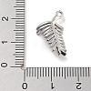 Brass Pave Clear Cubic Zirconia Pendants KK-Z061-15P-01-3