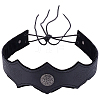 PU Leather & Alloy Headbands Hair Accessories for Women Girls OHAR-WH20009-02B-03-7