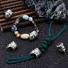 8Pcs Tibetan Style Alloy European Beads FIND-DC0008-33-5