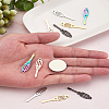 Biyun 10Pcs 5 Colors 304 Stainless Steel Pendants FIND-BY0001-02-19