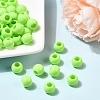Opaque Acrylic European Beads Beads SACR-ZX012-17D-5