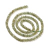 Natural Green Apatite Beads Strands G-E194-04-3