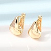 Brass Hoop Earrings for Women KK-CBACA55-21G-1